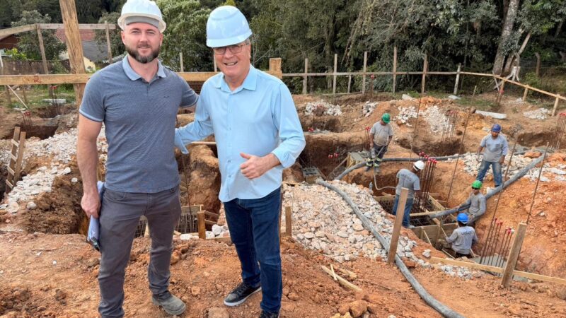 Obras da nova UBS 25 de Julho avançam após ajustes técnicos em São Bento do Sul