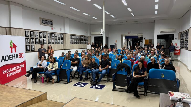 Entrega de títulos de posse marca conquista histórica para famílias de Papanduva