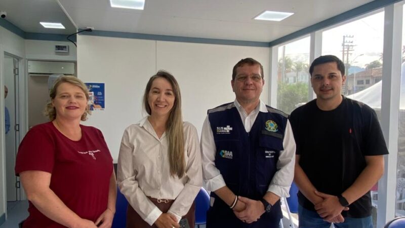 Carreta da Saúde da Mulher é lançada em Taió e beneficiará pacientes de Santa Terezinha