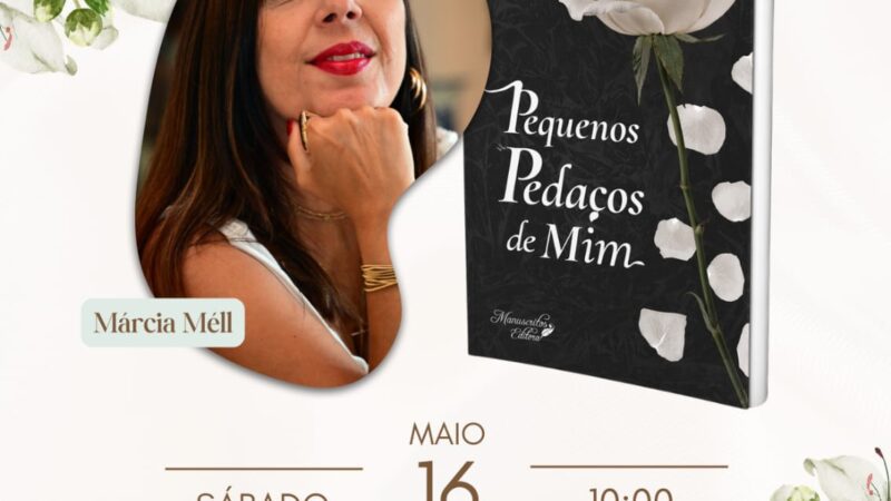 Instituto Internacional Juarez Machado recebe lançamento do livro “Pequenos Pedaços de Mim” neste sábado