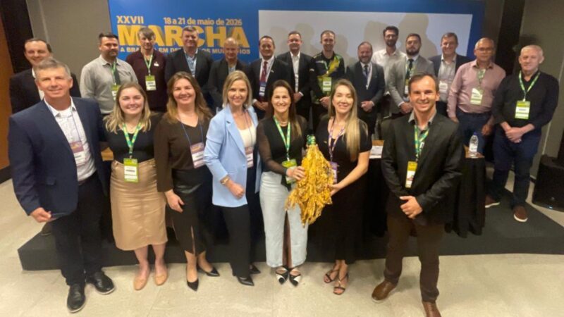 Santa Terezinha participa de debate sobre a produção de tabaco durante Marcha dos Prefeitos em Brasília