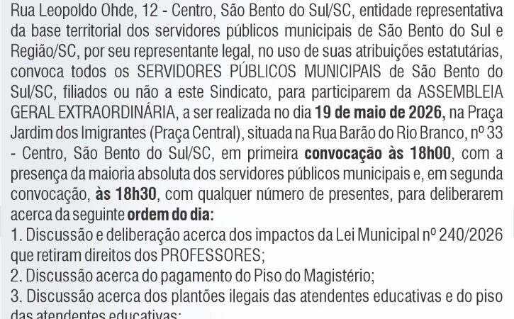 Servidores se preparam para Estado de Greve