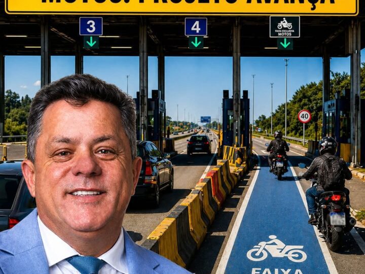 Projeto prevê cancelas exclusivas para motos em pedágios de Santa Catarina
