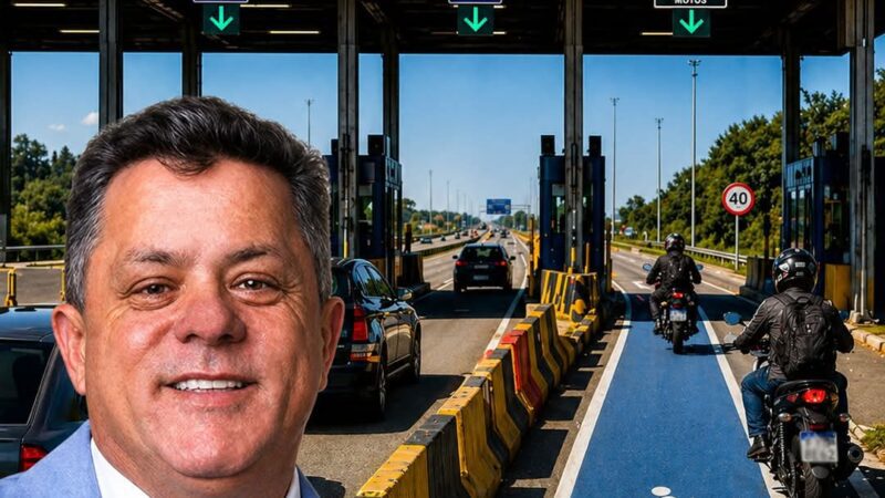 Projeto prevê cancelas exclusivas para motos em pedágios de Santa Catarina