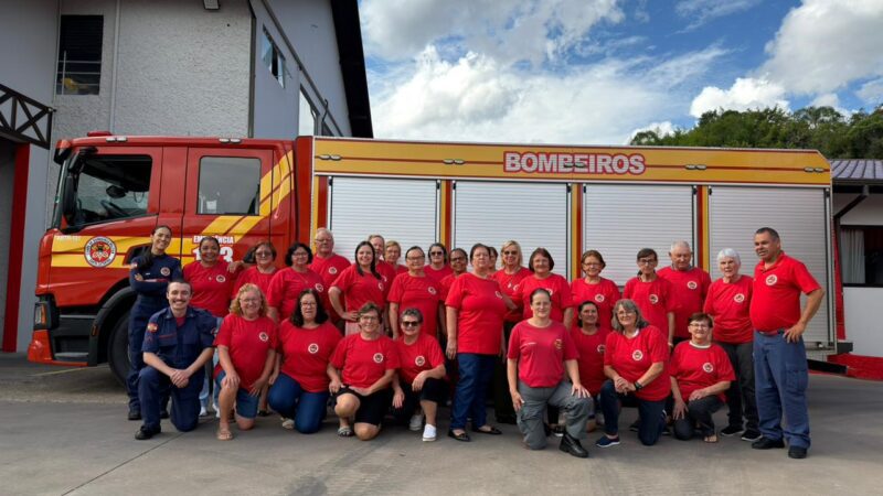 Secretaria Municipal de Assistência Social prepara 2ª turma do Projeto Bombeiro Amigo 60+ em São Bento do Sul