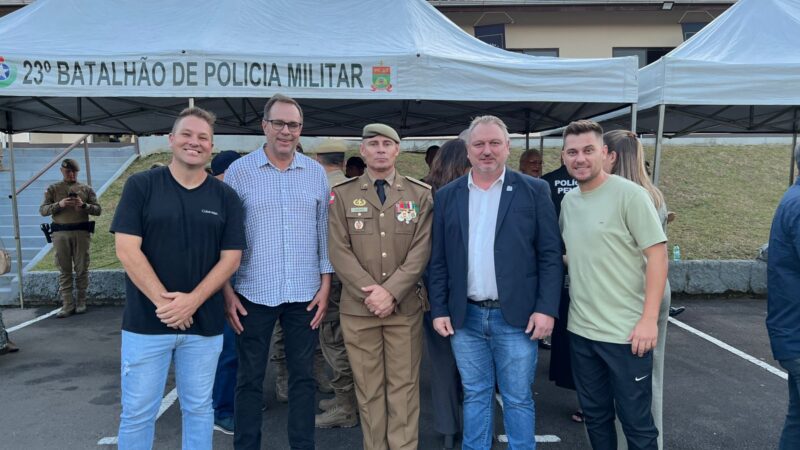 Câmara participa de solenidade da Polícia Militar