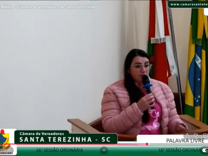 Vereadora Marília Nutricionista destaca apoio à Rede de Combate ao Câncer, recursos para saúde e melhorias na sinalização em Santa Terezinha