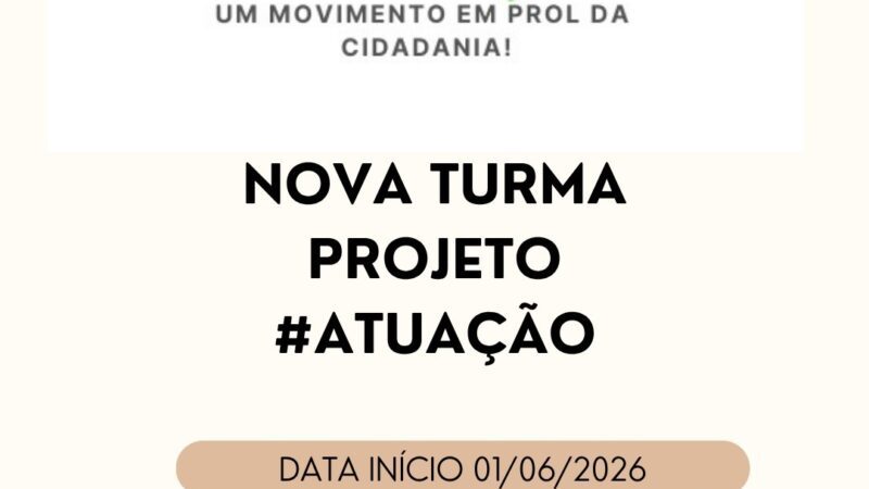 Projeto #AtuAção retorna em 2026 com novas oportunidades para adolescentes de São Bento do Sul