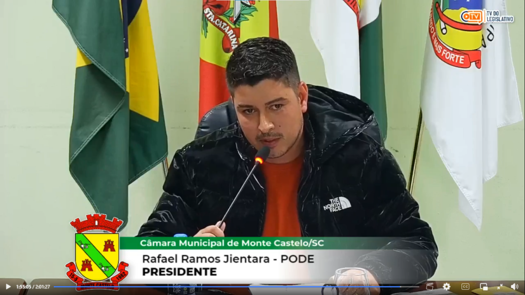 Pavimentação da Serra do Pinheiro Seco pode fortalecer ligação entre Alto Vale e Planalto Norte, defende presidente da Câmara de Monte Castelo