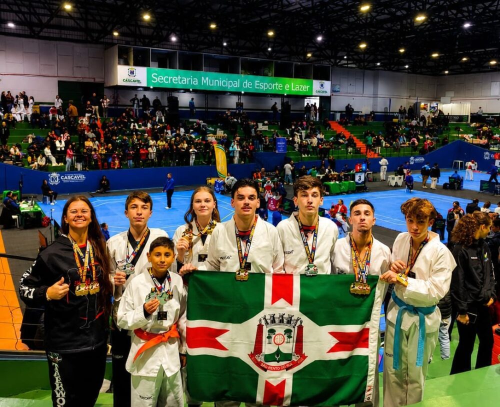 Com show de medalhas, Taekwondo de São Bento do Sul se destaca em competição nacional
