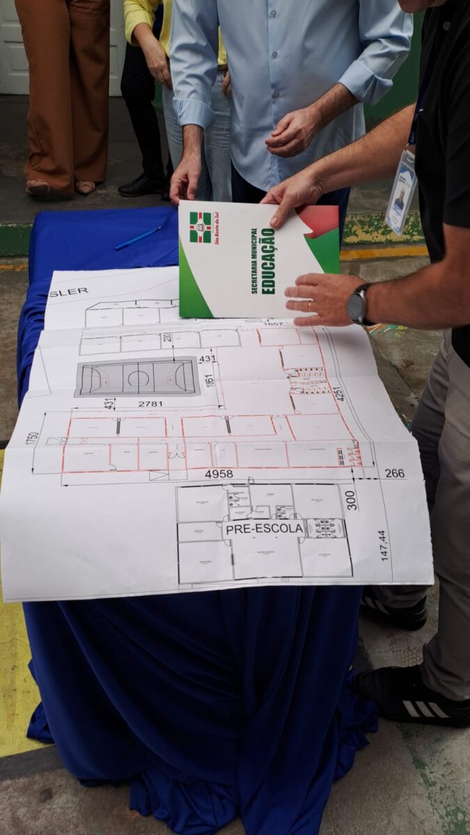 Prefeitura de São Bento do Sul inicia obras de reforma e ampliação da Escola Castelo Branco
