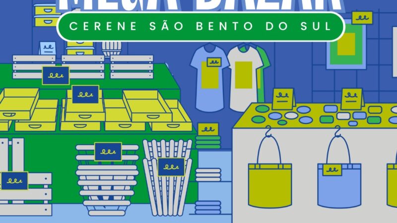 Mega Bazar do CERENE acontece em São Bento do Sul com variedade de produtos e preços acessíveis