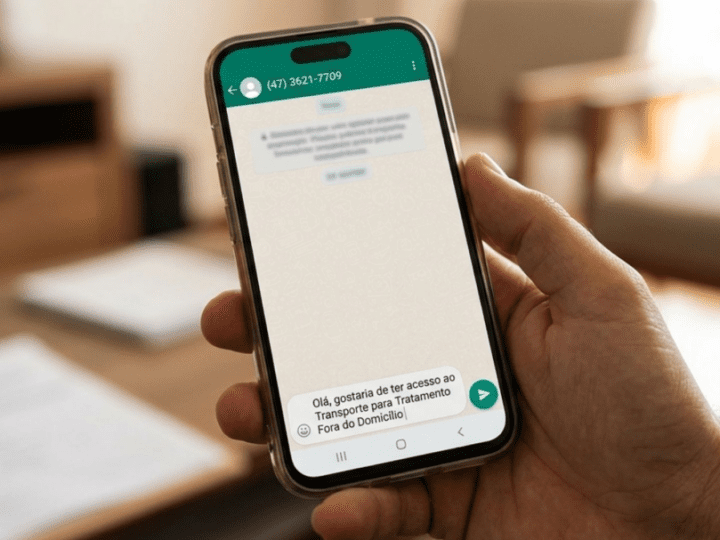 Prefeitura de Canoinhas abre canal de agendamento para transporte da saúde pelo whatsapp