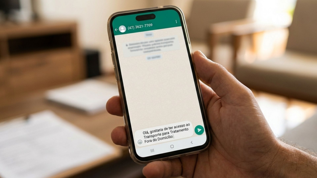Prefeitura de Canoinhas abre canal de agendamento para transporte da saúde pelo whatsapp