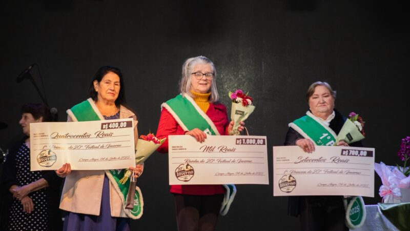 Concurso de Escolha da Rainha e Princesas da 3ª Idade 2026 do Festival de Inverno de Campo Alegre