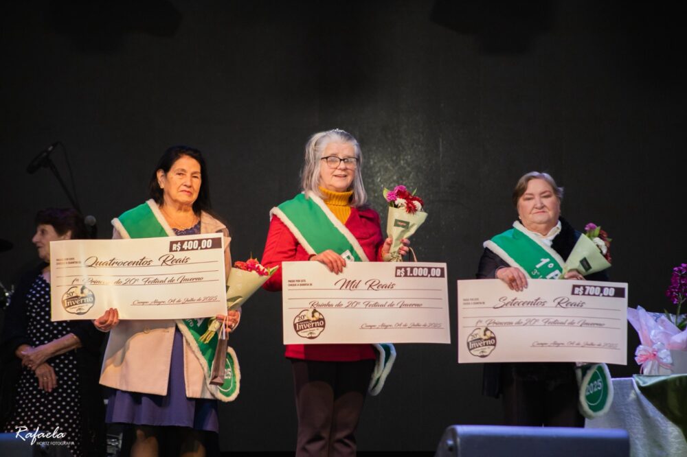 Concurso de Escolha da Rainha e Princesas da 3ª Idade 2026 do Festival de Inverno de Campo Alegre