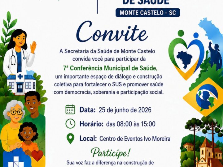Monte Castelo promove 7ª Conferência Municipal de Saúde no dia 25 de junho