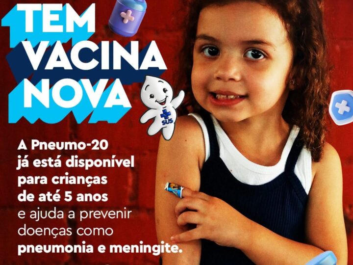 São Bento do Sul recebe vacina Pneumo 20 para crianças menores de 5 anos