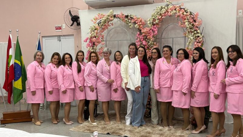 Vereadora Marilia Nutricionista prestigia criação da Rede Feminina de Combate ao Câncer de Rio do Campo/Santa Terezinha