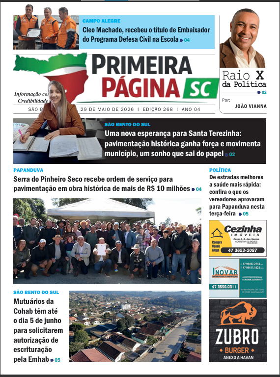 Edição 268- 29/05/2026
