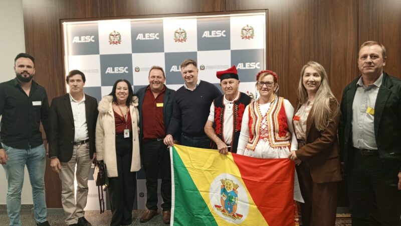 Santa Terezinha marca presença na criação da Frente Parlamentar Santa Catarina–Polônia na Alesc