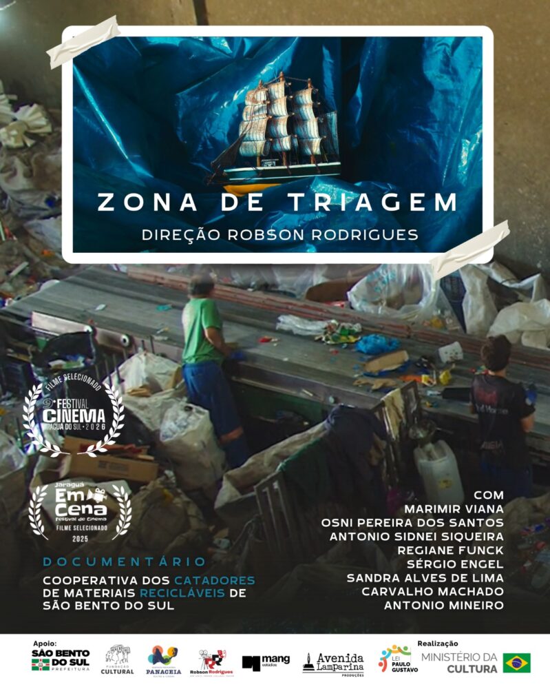 “Zona de Triagem” leva São Bento do Sul à Mostra Oficial do 9º Festival de Cinema de Jaraguá do Sul