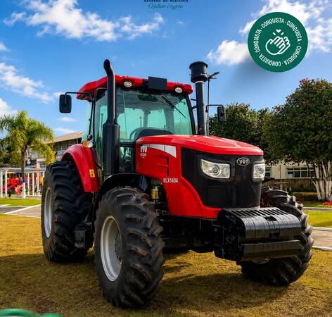 Monte Castelo reforça agricultura com novo trator e amplia apoio aos produtores rurais