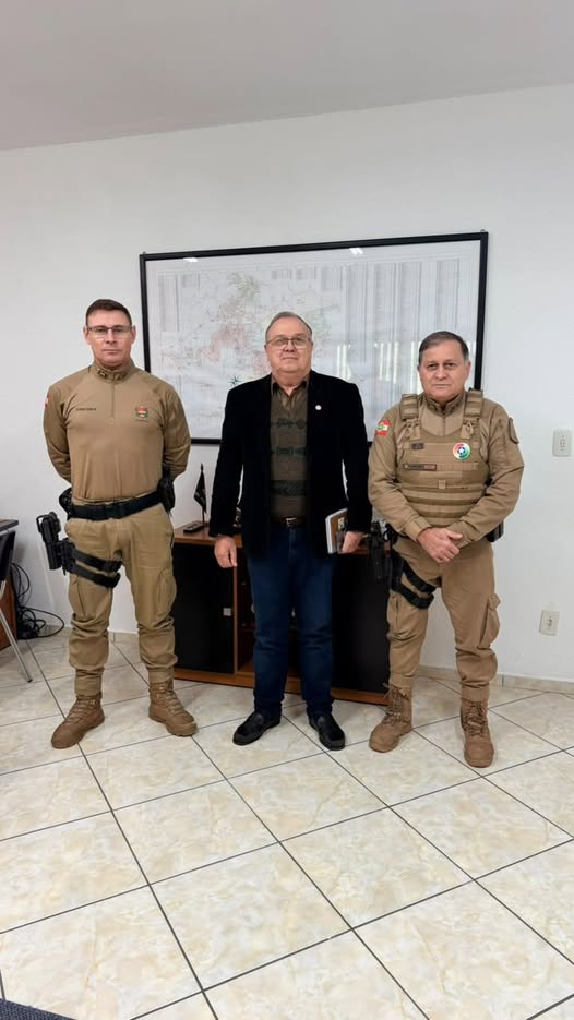 CONSEG e Polícia Militar alinham ações para fortalecer segurança e participação comunitária em São Bento do Sul