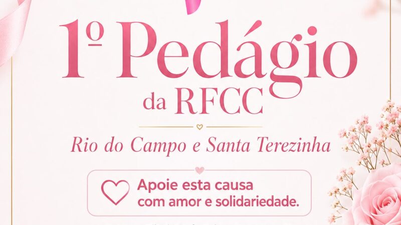 Rede Feminina promove 1º Pedágio Solidário em Santa Terezinha neste sábado