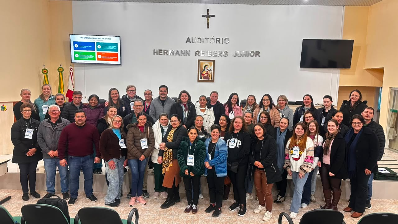 8ª CONFERÊNCIA MUNICIPAL DE SAÚDE REÚNE COMUNIDADE E FORTALECE O SUS EM SANTA TEREZINHA