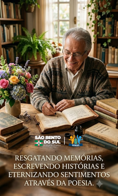 Projeto “Minha História em Versos” convida pessoas idosas a transformarem suas memórias em poesia