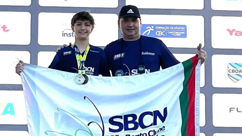 Tiago Erpen Leite conquista duas medalhas no maior Campeonato Brasileiro de Natação da história