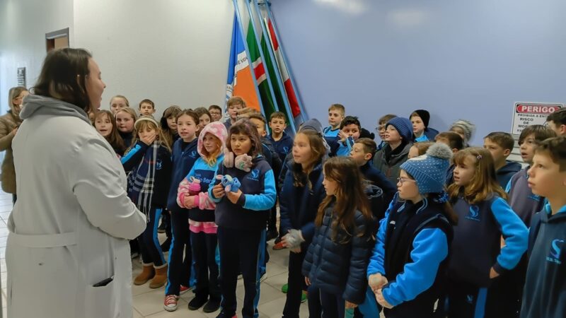 Grupo de Educação Ambiental do SAMAE inicia programação de julho com visitas à Estação de Tratamento de Água e apresenta nova trilha educativa