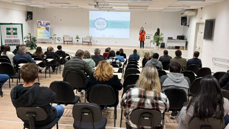 São Bento do Sul lança Contrata+Brasil e amplia oportunidades para pequenos empreendedores venderem ao poder público