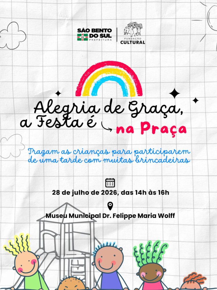 Alegria de Graça promove tarde especial de férias nesta terça-feira (28)