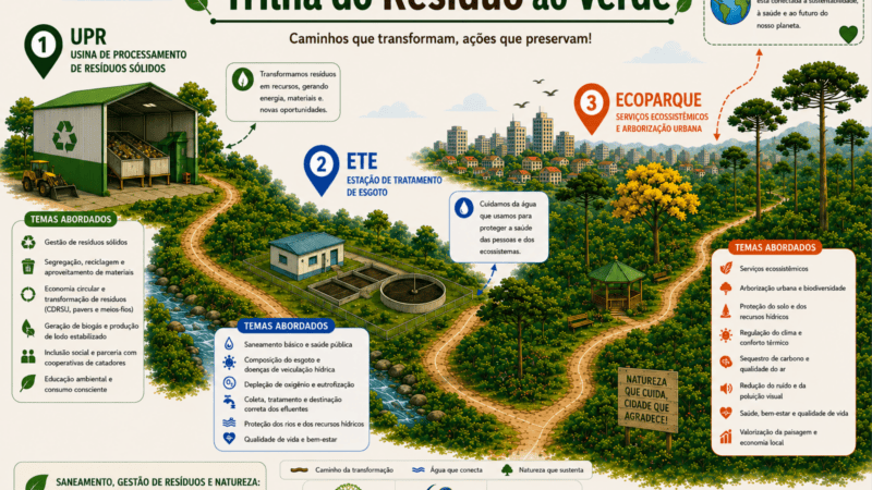 Nova trilha amplia experiências de educação ambiental