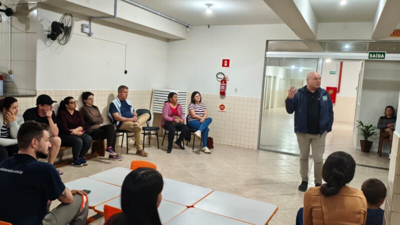Pais acompanham obras da EBMI Alexandre Garcia e comemoram avanços na estrutura da escola em São Bento do Sul