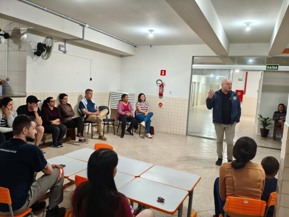 Pais acompanham obras da EBMI Alexandre Garcia e comemoram avanços na estrutura da escola em São Bento do Sul