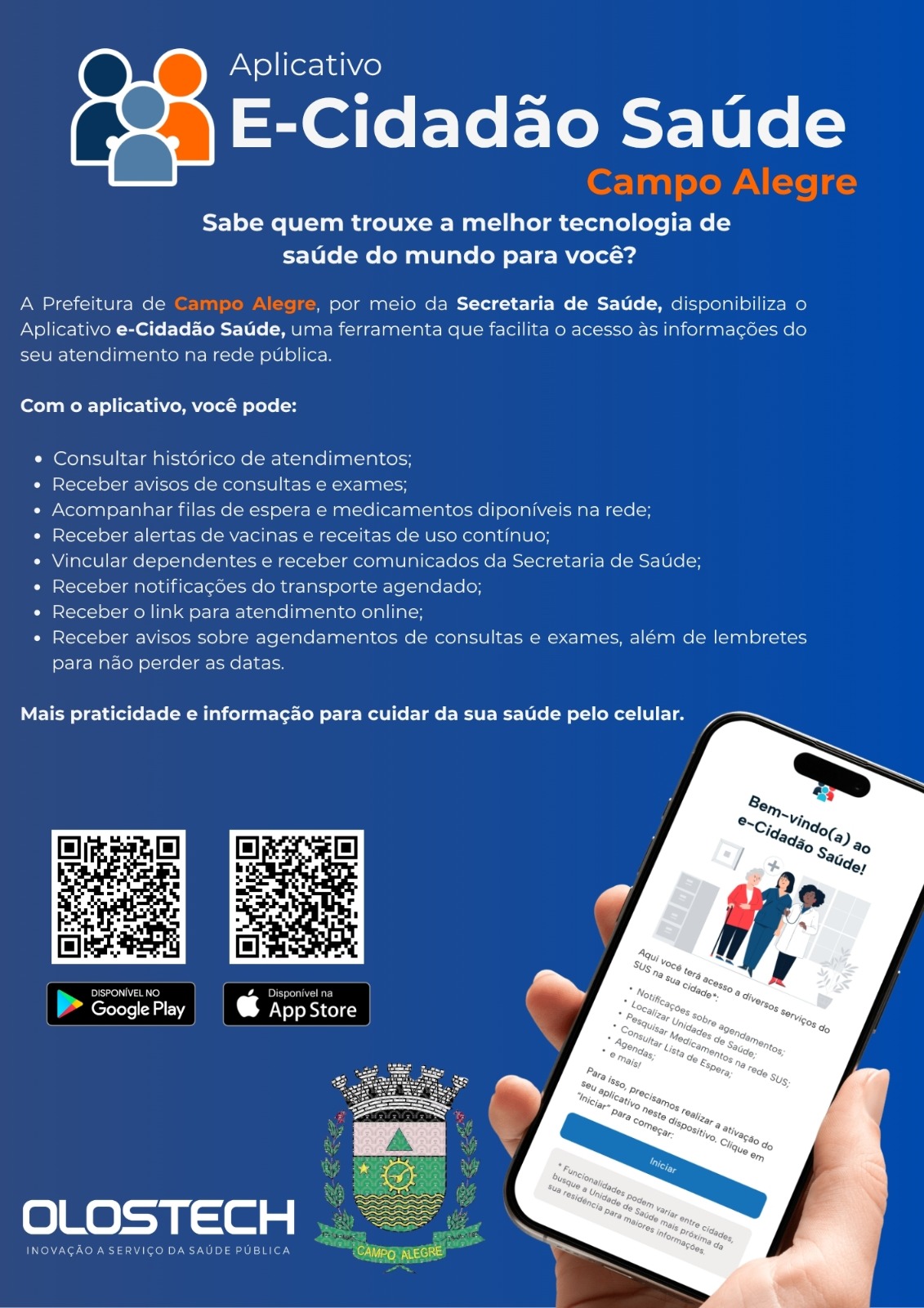 Prefeitura De Campo Alegre Disponibiliza Aplicativo E-Cidadão Saúde Para Facilitar O Acesso Aos Serviços Da Rede Municipal