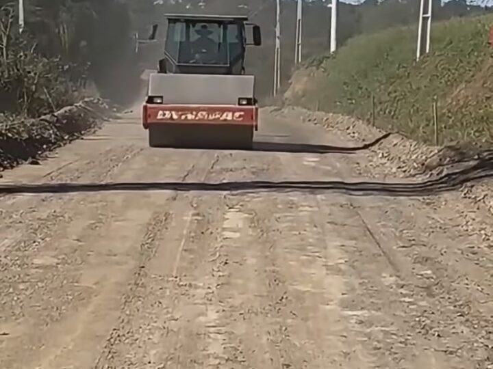 Pavimentação em concreto vai ligar Rio da Anta à sede de Santa Terezinha