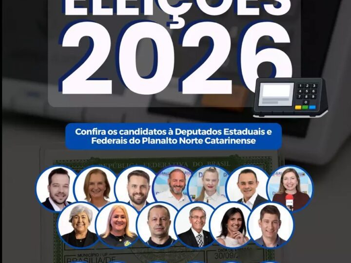 Região do Planalto Norte terá treze candidatos na disputa para deputado estadual; para federal são seis representantes