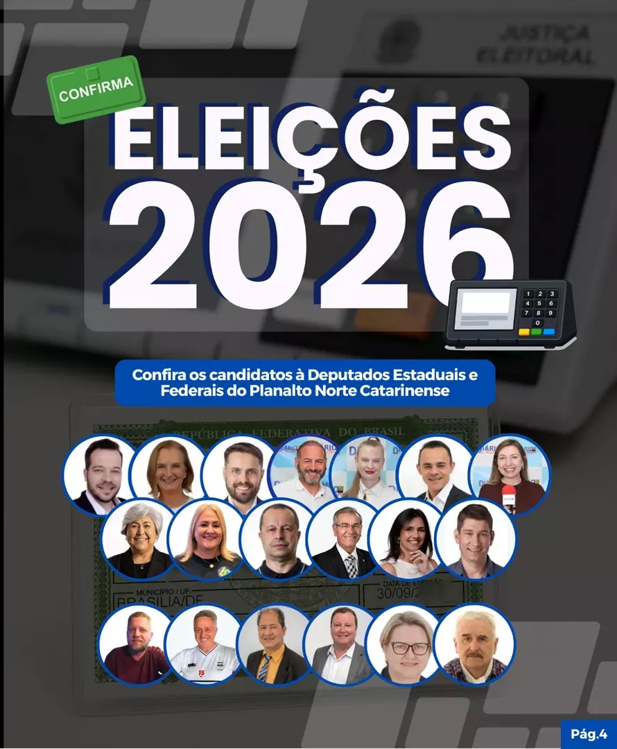 Região do Planalto Norte terá treze candidatos na disputa para deputado estadual; para federal são seis representantes