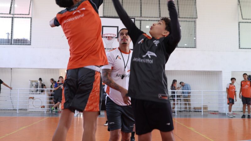Projeto Basquete.com comemora cinco anos de parceria com a ArcelorMittal no próximo sábado (29) em evento aberto à comunidade