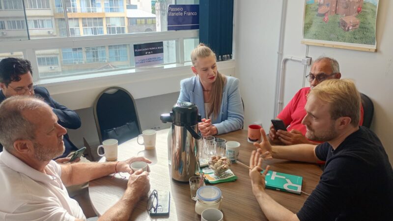 Jaciara Machuga intensifica articulações políticas e fortalece diálogo com lideranças em Santa Catarina