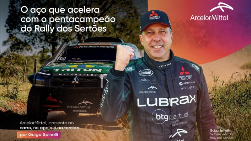 Rally dos Sertões 2026: equipe Mitsubishi Spinelli Racing chega à prova com inovação em aço da ArcelorMittal