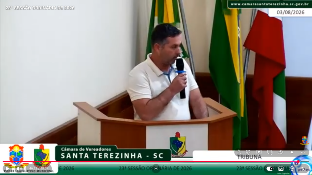 Vereador Laércio Batista destaca instalação de ponte no Salto Iraputã e parabeniza Executivo e Defesa Civil