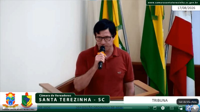Pascoal Schultz reforça fiscalização e cobra melhorias em estradas e transporte escolar em Santa Terezinha