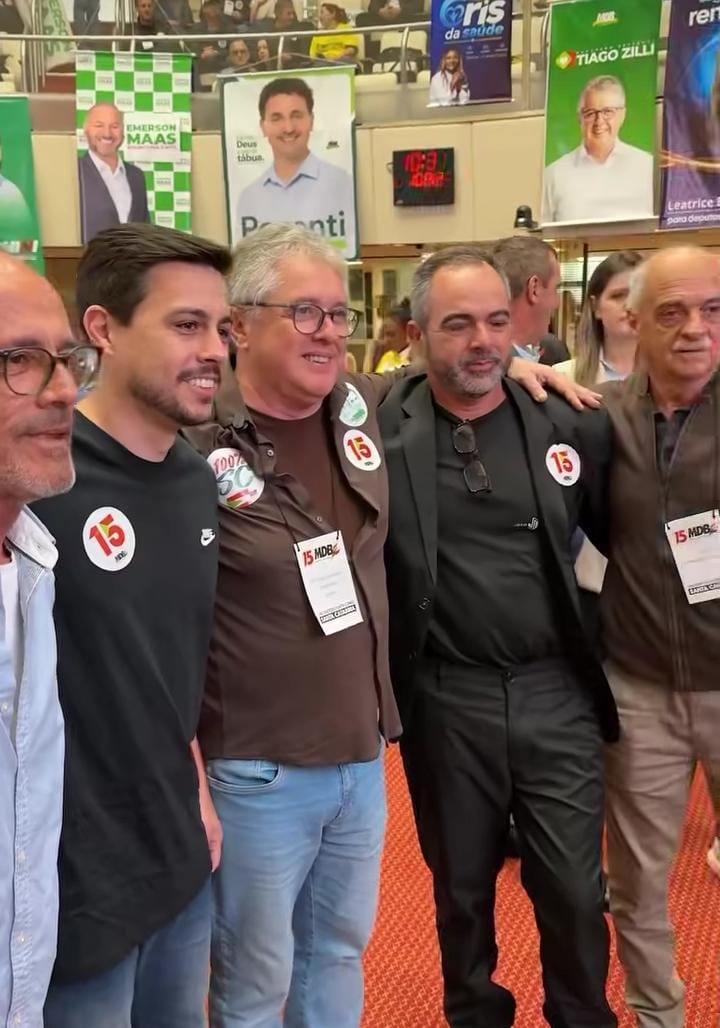Tiago Zilli tem nome aprovado em convenção estadual do MDB e reforça compromisso com municípios do Alto Vale