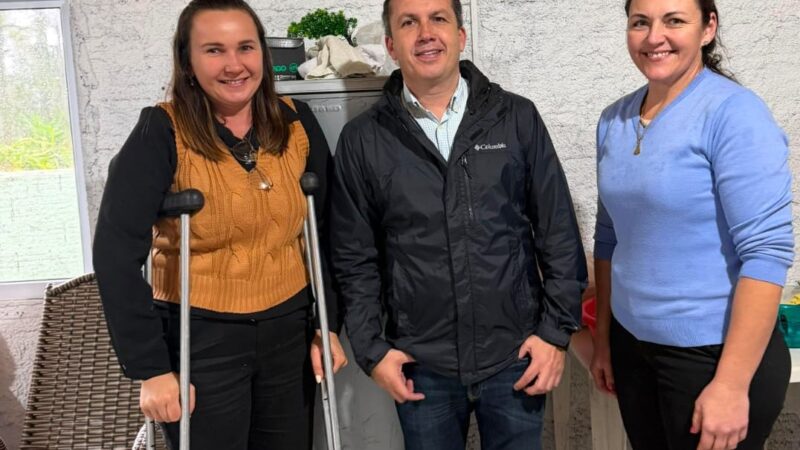 Deputado Camilo Martins visita Santa Terezinha