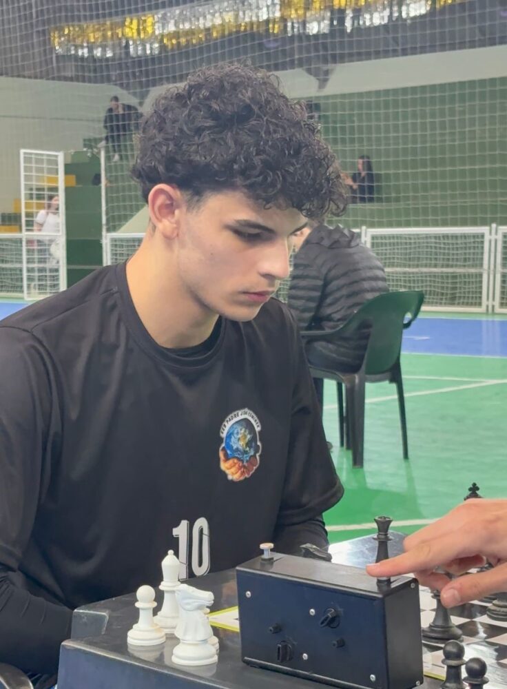 André Luís de Melo representa Santa Terezinha no Estadual de Xadrez após nova classificação